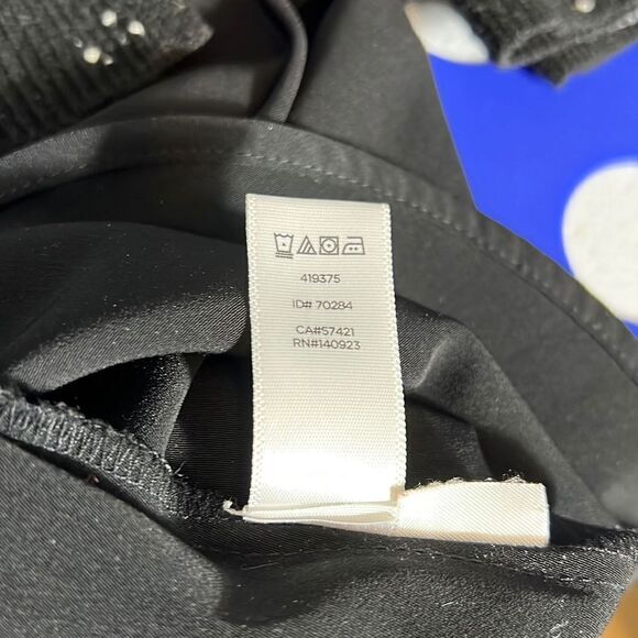 Ann Taylor LOFT 2-in-1 Sweater Dress Speckled Black Size S - Picture 9 of 10